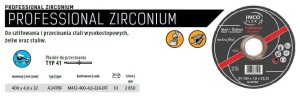 TARCZA METAL INCOFLEX  400*4,0*32 PROFES STAL WYSOKOSTOPOWA/ŻELIWO/STALIWO.
