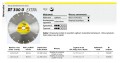 KLINGSPOR TARCZA DIAMENTOWA SEGMENTOWA 125mm x 22,2mm DT300U, BETON