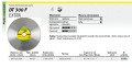 KLINGSPOR TARCZA DIAMENTOWA PEŁNA 200mm x 1,6mm x 30/25,4mm DT300F DO CERAMIKI