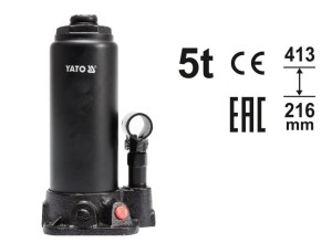 YATO DŹWIGNIK TŁOKOWY HYDRAULICZNY SŁ.  5T 216 - 413mm