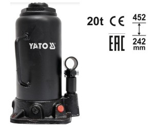 YATO DŹWIGNIK TŁOKOWY HYDRAULICZNY SŁ. 20T 242-452mm.