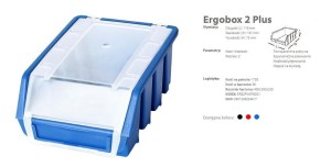 PATROL ERGOBOX PLUS 2 NIEBIESKI 118 x 161 x 75