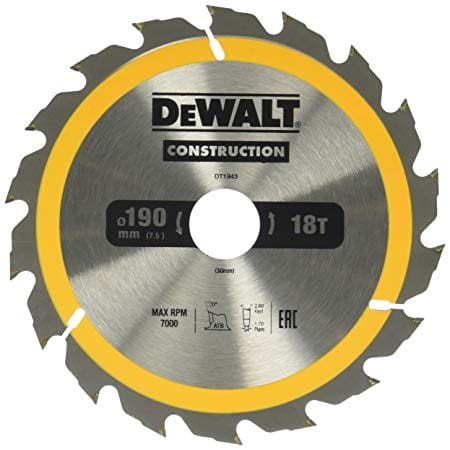 DEWALT PIŁA TARCZ.190x30mmx40z