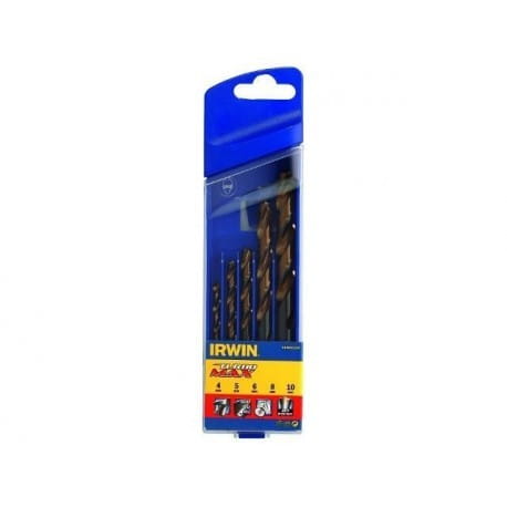 IRWIN WIERTŁO METAL TURBOMAX  KOMPLET  5szt. 4.0, 5.0, 6.0, 8.0, 10.0 mm