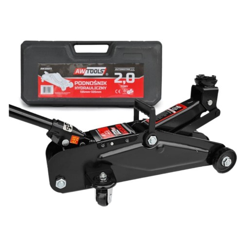 AWTOOLS DŹWIGNIK HYDRAULICZNY "ŻABA"  2 TONY 135 - 335mm, WALIZKA