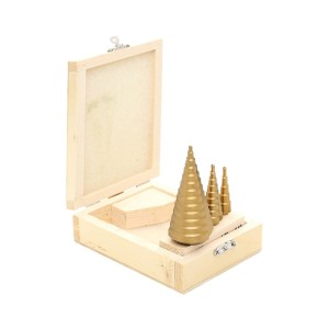 AWTOOLS WIERTŁO STOPNIOWE HSS-TIN / KPL.3szt4-12mm / 4-20mm / 4-39mm