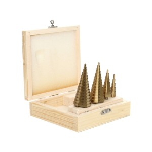 AWTOOLS WIERTŁO STOPNIOWE HSS-TIN / KPL.4szt4-12 / 4-20 / 4-32 / 4-39mm