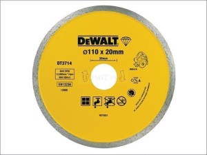 DEWALT TARCZA DIAMENTOWA PEŁNA 110mmx20mm DO DWC410