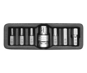 YATO KOŃCÓWKI IMBUS. 7cz. 0412 4-12mm + ADAPTER.