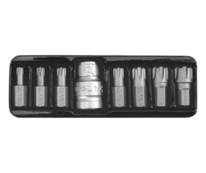 YATO KOŃCÓWKI RIBE  8cz.  0418 M5-M14 + ADAPTER.
