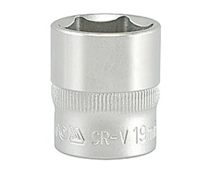YATO NASADKA   6K   3/8"   KRÓTKA 19mm