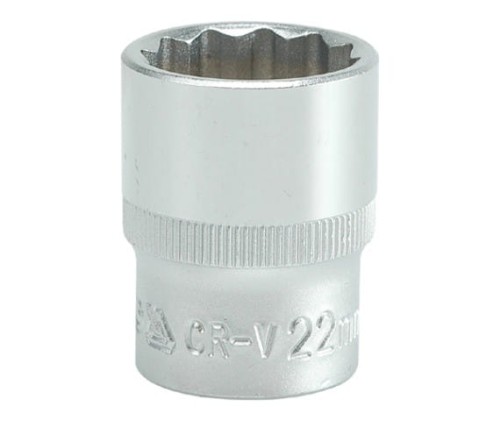 YATO NASADKA 12-KĄTNA 1/2"  KRÓTKA 22mm