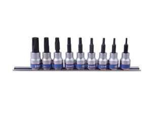 KING TONY ZESTAW NASADEK TORX 5-R.3/8" 9cz.SZYNA