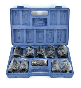 ZESTAW NASADEK UDAROWYCH 1" 10cz. 17-41mm  /SILVER
