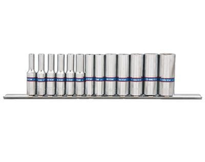 KING TONY KOMPLET NASADEK DLUGICH 1/4"  13cz. 4-14mm