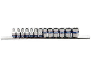 KING TONY ZESTAW NASADEK 1/4"  13cz. 4-14mm