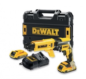DEWALT WKRĘTARKA DO PŁYT G/K 18V DCF620P2K 30Nm 2x5,0Ah BL Z MAGAZYNKIEM DCF6201