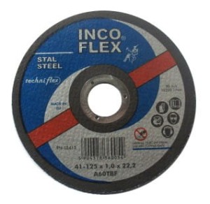 TARCZA METAL SZLIF.INCOFLEX  125*6,5 PRO