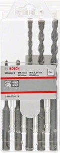 BOSCH WIERTŁO SDS PLUS-1 KPL. 5/6/6/8/10