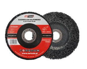 AWTOOLS ŚCIERNICA SZLIFIERSKA 125x22,22mm WŁÓKNINA CZARNA