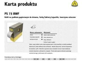 KLINGSPOR PAPIER ROLKA 115mm 240 PS73BWF (25mb) NA GĄBCE