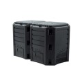 PROSPERPLAST KOMPOSTOWNIK  800L CZARNY MODULE 2-SEGMENTY 1350 x 719 x 826mm