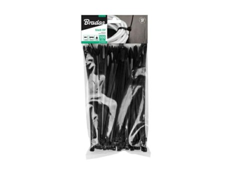 OPASKA PLASTIK CZARNA  4,8x050/100szt
