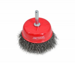 AWTOOLS SZCZOTKA DOCZOŁOWA TRZPIENIOWA  75mmDRUT KARBOWANY