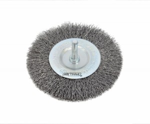 AWTOOLS SZCZOTKA TARCZOWA TRZPIENIOWA  75mm DRUT KARBOWANY