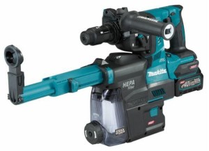 MAKITA MŁOT SDS+  40V XGT HR004GM202 2,9J 2x4,0Ah BL + UCHWYT 13mm + ODSYS DX14