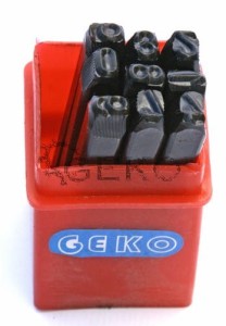 GEKO NUMERATORY CYF. 6mm