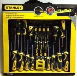 STANLEY WKRĘTAKI 42cz.+TORBA