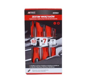 AWTOOLS ZESTAW WKRĘTAKÓW S2 /  7szt.