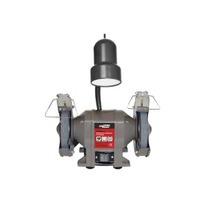 AWTOOLS SZLIFIERKA STOŁOWA Z LAMPKĄ 150mm 300W 40537