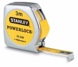 STANLEY MIARA ZWIJANA  3mx12,7mm POWERLOCK CHROM LUZ