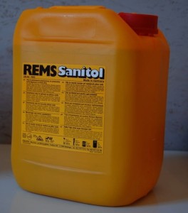 REMS ŚRODEK DO GWINT.SANITOL 5l DO INSTALACJI WODY PITNEJ.