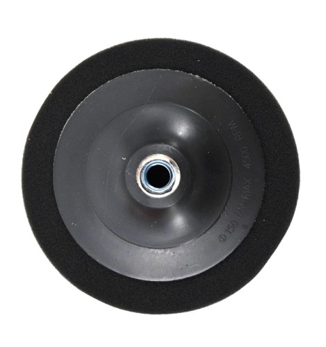 AWTOOLS DYSK 180mm POLERSKI GĄBKA CZARNA  M14 MIĘKKA