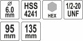 YATO UCHWYT DO OTWORNIC HSS 1/2" HEX 10mm