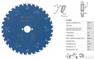 BOSCH PIŁA TARCZOWA EXPERT WOOD 230x30x48z...