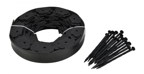 AWTOOLS OBRZEŻE TRAWNIKOWE ECO-BORDER 10M / CZARNE