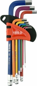 YATO IMBUSY 9szt/KULA.      05632 1,5-10mm