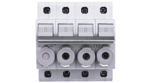 Rozłącznik bezpiecznikowy cylindryczny 4P 10x38mm L95400