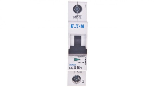Wyłącznik nadprądowy 1P K 16A 15kA AC FAZ K16/1 278599
