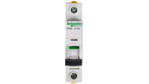 Wyłącznik nadprądowy 1P B 16A 6kA AC iC60N-B16 A9F03116