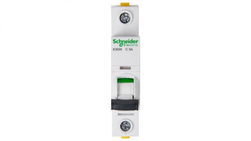 Wyłącznik nadprądowy 1P C 3A 6kA AC iC60N-C3 A9F04103
