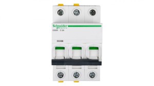 Wyłącznik nadprądowy 3P C 3A 6kA AC iC60N-C3-3 Acti9 A9F04303