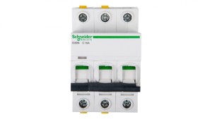 Wyłącznik nadprądowy 3P C 16A 6kA AC iC60N-C16-3 Acti9 A9F04316