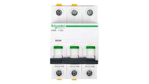 Wyłącznik nadprądowy 3P C 25A 6kA AC iC60N-C25-3 Acti9 A9F04325