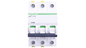 Wyłącznik nadprądowy 3P D 10A 6kA AC iC60N-D10-3 Acti9 A9F05310