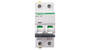 Wyłącznik nadprądowy 2P B 6A 6kA AC iC60N-B6-2 Acti9 A9F03206